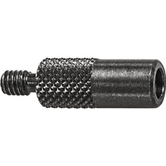 PT21697-1/2 Indicator Contact Point Extension, 1/2″ Long, High Grade Steel, Hardened, #4-48 Screw Thread - Exact Tooling
