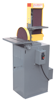6" x 48" Belt and 12" Disc Floor Standing Combination Sander 3HP; 3PH - Exact Tooling