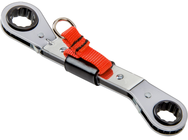 Proto® Tether-Ready Offset Double Box Reversible Ratcheting Wrench 16 x 18 mm - 12 Point - Exact Tooling