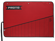 Proto® Red Canvas 15-Pocket Tool Roll - Exact Tooling
