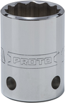 Proto® Tether-Ready 1/2" Drive Socket 13/16" - 12 Point - Exact Tooling