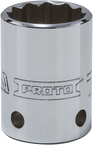 Proto® Tether-Ready 1/2" Drive Socket 7/8" - 12 Point - Exact Tooling