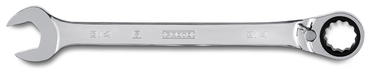 Proto® Full Polish Combination Reversible Ratcheting Wrench 9/16" - 12 Point - Exact Tooling
