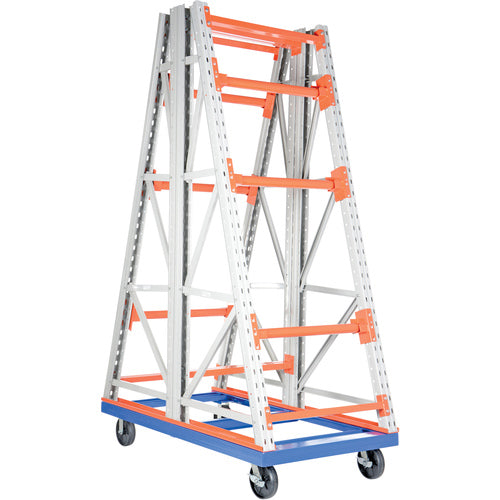 Portable Two Sided Reel Rack 40 × 72.5 × 108 - Exact Tooling