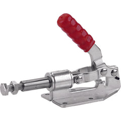 300 lbs 5/16-18 Flanged Base Straight Line Clamp - Exact Tooling