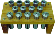 R8 Round Collet Set - 1/16 to 7/8 x 16ths - Exact Tooling
