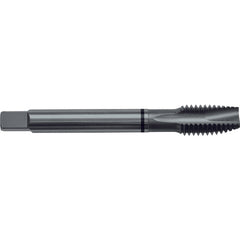 7/16-20 H5 3 Flute Spiral Pointed Plug Black Ring Tap-Steam Oxide - Exact Tooling