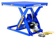 Electric Hydraulic Scissor Lift Table - Platform Size 40 x 48 - 2HP, 460V, 3 phase, 60 Hz totally enclosed motor - Exact Tooling