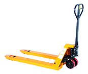 Pallet Truck - #PM52748Y - Yellow - 5500 lb Load Capacity - Exact Tooling