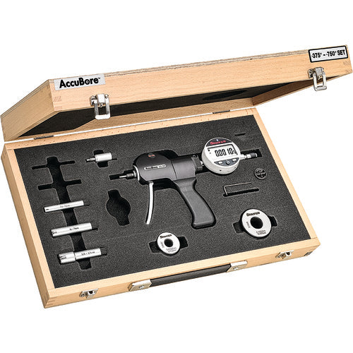 Starrett S781BXTDZ AccuBore Electronic Bore Gage Set, 3-Point Contact (3/8 - 3/4″ (10-20mm) Range) and built-in Bluetooth - Exact Tooling