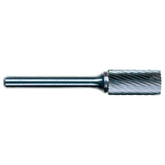 4mm EdgeHog Cylindrical Flat End Cabide Bur SA-13M-D Std Alt. Diamond (Double) - Exact Tooling