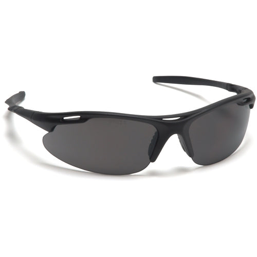 Safety Glasses - Gray Lens, Black Frame, Avante Style - Exact Tooling