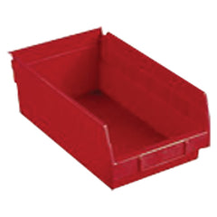 11 1/8″ × 17 7/8″ × 4″ - Red Economy Shelf Bin - Exact Tooling