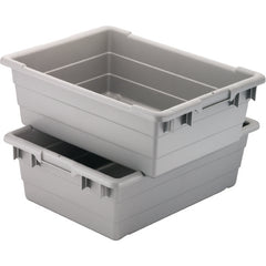 11″ × 17 1/4″ × 8″ - Gray Cross-Stacking Akro-Tubs - Exact Tooling