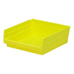 11 1/8″ × 11 5/8″ × 4″ - Yellow Economy Shelf Bin - Exact Tooling