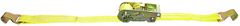 Load Binder - 2" x 27' - Flat Hook Ratchet Buckle Style - Exact Tooling