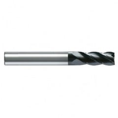 7mm Dia. - 63mm OAL - AlTiN - Solid Carbide - High Spiral End Mill - 4 FL - Exact Tooling