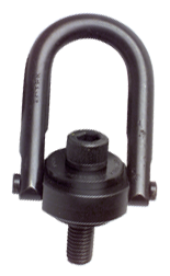 Hoist Ring - 5/8-11; .78'' Thread Length; 4000 lb Rating Load; 4.78'' OAL - Exact Tooling