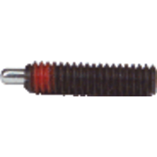 End Force Spring Plunger - 0.50 lbs Initial End Force, 1.5 lbs Final End Force (6–32 Thread) - Exact Tooling