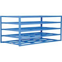 Horizontal Sheet Rack 5-Shelf 2K lb Cap - Exact Tooling