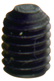 1/2-13 x 1/2 - Black Finish Heat Treated Alloy Steel - Socket Set Screws - Knurled - Exact Tooling