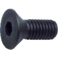 #10-24 × 3/8″ - Black Finish Heat Treated Alloy Steel - Cap Screws - Flat Head - Exact Tooling