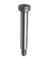 M8 x 40 - Black Finish Heat Treated Alloy Steel - Shoulder Screws - Socket Head - Exact Tooling