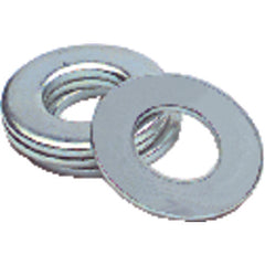 1/2″ Bolt Size - Zinc Plated Carbon Steel - Flat Washer - Exact Tooling