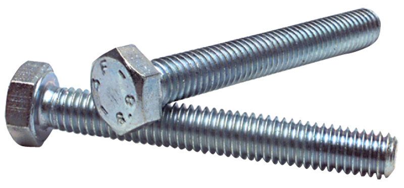M8-1.25 x 70 - Zinc Plated Heat Treated Alloy Steel - Cap Screws - Hex - Exact Tooling