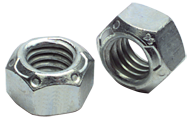 9/16-12 - Zinc / Bright - Nylon Insert Stop Nut - Exact Tooling