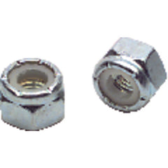 #10-32 - Zinc / Bright - Nylon Insert Stop Nut - Exact Tooling