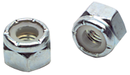 9/16-18 - Zinc / Bright - Nylon Insert Stop Nut - Exact Tooling