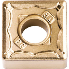 SNMG 434 PG CA530, 1/16″ Corner Radius, 3/16″ Thick, 1/2″ Inscribed Circle, TiCnulll2O3/TiN, Square, Turning Indexable Insert - Exact Tooling