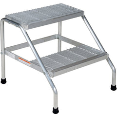 Aluminum Step Stand - 2 Step Knock-Down - Exact Tooling