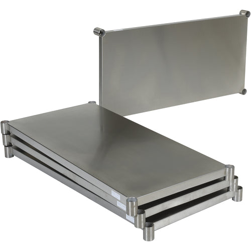 Stainless Steel Shelving Kit 48 × 24″ - Exact Tooling