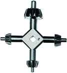 Master Chuck Key - Fits 3/8 to 3/4" Chucks - Stainless Steel - Exact Tooling