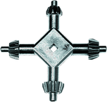 Maser Chuck Keys - Fits 1/4 to 1/2" Chucks - Stainless Steel - Exact Tooling