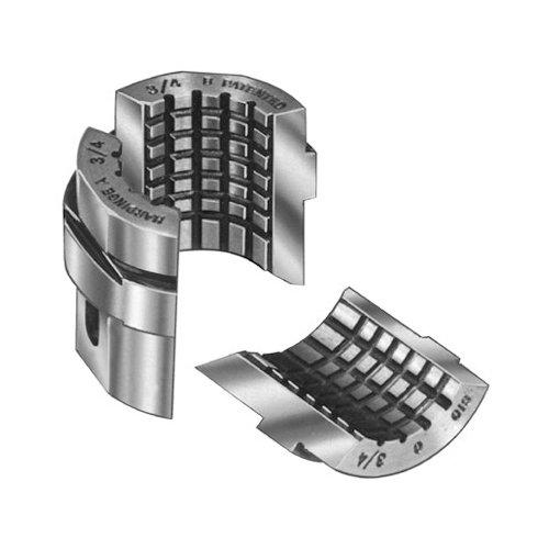 S40 Collet Pad - Part # CP-S40SE03750-S - 3/8" Square Serrated - Exact Tooling