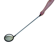 12" Inspection Convex Mirror With Handle - Exact Tooling