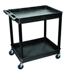 Utility Cart 2 Tub Shelves - 32" x 24" x 37-1/4" - Exact Tooling