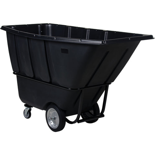 Heavy Duty Tilt Truck 1 Cu Yd Black - Exact Tooling