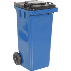Blue Poly Trash Can 32 Gal Capacity - Exact Tooling
