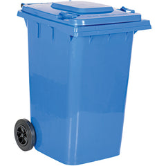 Blue Poly Trash Can 95 Gal Capacity - Exact Tooling