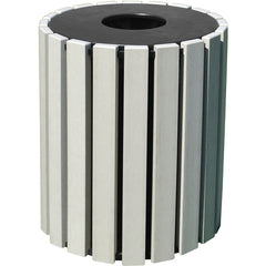 Trash Receptical Poly Round 33 Gal-Sand - Exact Tooling