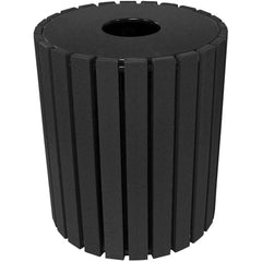 Trash Receptical Poly Round 49 Gal-Black - Exact Tooling