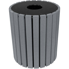 Trash Receptical Poly Round 49 Gal-Char - Exact Tooling