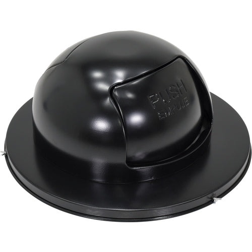Stl Waste Top Dual Door For Drum-Black - Exact Tooling