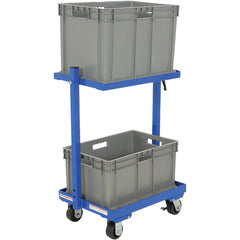 Multi-Tier Cart 2 Shelf 2 Basket 200 lb - Exact Tooling