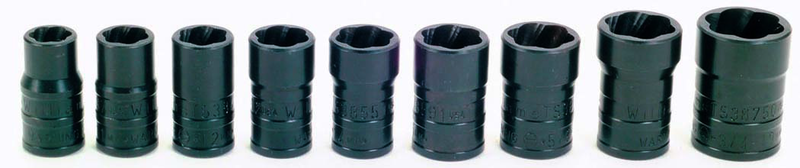 9 Pc. - 3/8" Drive Turbosocket Set - Metric - Exact Tooling