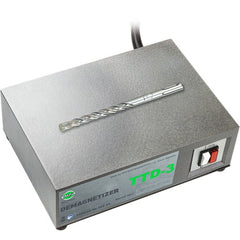 9.8″ × 7.1″ × 3.4″ 110V/60Hz Table Top Demagnetizer - Exact Tooling